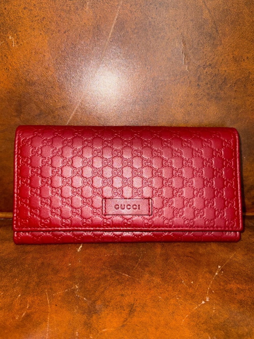Gucci Microguccissima Leather Wallet